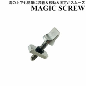 MAGIC SCREW マジックスクリュー ロングボード FIN BOX ナット＆プレート 品番:SA087 ボルト いもねじ シングルボックス シングルBOX フ