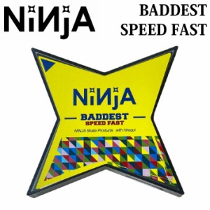 [メール便発送商品] NINJA ベアリング BADDEST SPEED FAST ニンジャ  ベアリング オイルタイプ スターケース スケートボード