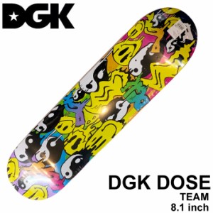 スケート デッキ DGK ディージーケー スケートボード DGK DOSE [D1] 8.1inch TEAM スケボー パーツ SKATE BOARD DECK