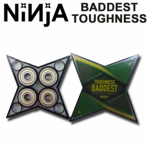 NINJA BEARING ニンジャ ベアリング BADDEST TOUGHNESS バッデスト タフネス ベアリング ABEC7 オイルベアリング スケートボード