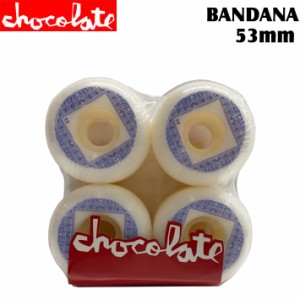 [在庫限り] CHOCOLATE WHEEL チョコレート ウィール BANDANA CONICAL WHEEL 53mm 99DURO(99A) [C-10] スケートボード スケボー パーツ SK