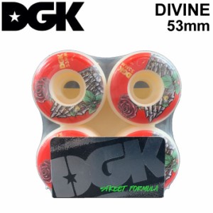 [在庫限り] DGK ディージーケー ウィール スケートボード DIVINE ディヴァイン ディバイン [D14] 53mm 101A SKATE BOARD WHEEL 4個1セッ