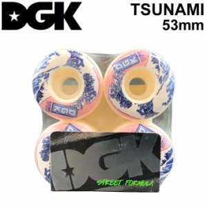 [在庫限り] DGK ディージーケー ウィール スケートボード TSUNAMI ツナミ 津波 つなみ [D17] 53mm 101A SKATE BOARD WHEEL 4個1セット ス