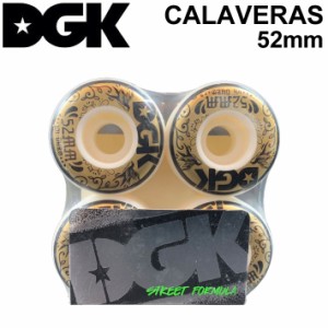[在庫限り] DGK ディージーケー ウィール スケートボード CALAVERAS カラベラス [D18] 52mm 101A SKATE BOARD WHEEL 4個1セット スケボー