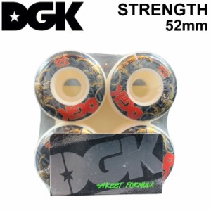 [在庫限り] DGK ディージーケー ウィール スケートボード STRENGTH ストレンクス [D19] 52mm 101A SKATE BOARD WHEEL 4個1セット スケボ