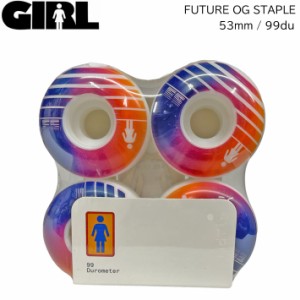 [在庫限り] GIRL ガール スケートボード ウィール 53mm 99DURO [G-8] WHEEL FUTURE