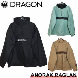 [現品限り] [在庫限り] 22-23 DRAGON ドラゴン ANORAK RAGLAN アノラックラグラン ウェア ジャケット 撥水・耐水加工 スノーボード