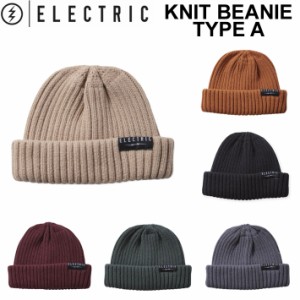 23-24 ELECTRIC エレクトリック ビーニー ニット帽 帽子 KNIT BEANIE TYPE A ニットビーニー スノーボード アウトドア 釣り 日本正規品