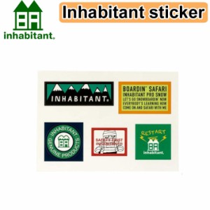 inhabitant インハビタント Inhabitant sticker [ISM22AC05] ステッカー  スノーボード スケボー メンズ レディース