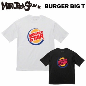[在庫限り] Mtn. Rock Star マウンテンロックスター BURGER BIG T 半袖 Tシャツ 綿 コットン アパレル ユニセックス MOUNTAIN ROCK STAR