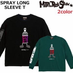 [在庫限り] 2023 Mtn. Rock Star マウンテンロックスター SPRAY LONG SLEEVE T 長袖 トレーナー スウェット アパレル ユニセックス MOUNT