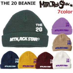 [在庫限り] 2023 Mtn. Rock Star マウンテンロックスター THE 20 BEANIE ビーニー ニット帽 防寒 アパレル ユニセックス MOUNTAIN ROCK S