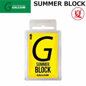 GALLIUM ガリウム SUMMER Block 100g SW2148 サマー ブロック スノーボードWAX 夏用 固形ホットWAX