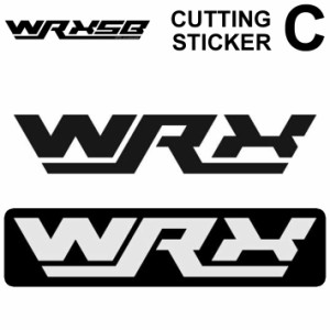 WRX カッティングステッカー 【C】 [ BLK / WHT ] シール デカール 転写 スノーボード スノボー アクセサリー ダブルアールエックス