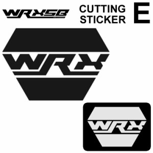 WRX カッティングステッカー 【E】 [ BLK / WHT ] シール デカール 転写 スノーボード スノボー アクセサリー ダブルアールエックス