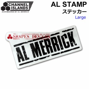 CHANNEL ISLANDS ステッカー AL STAMP シールロゴステッカー [135mm / Lサイズ] シール プリントステッカー アクセサリー アルメリック 