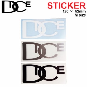 DICE ダイス STICKER [ダイカット ロゴ / Mサイズ] カッティング ステッカー シール デカール 転写 スノーボード スノボー アクセサリー