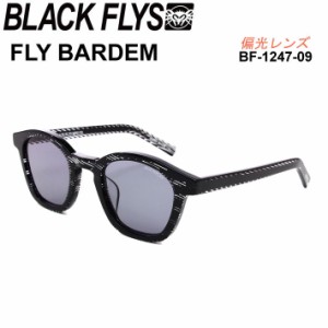 BLACK FLYS ブラックフライ サングラス [BF-1247-09] FLY BARDEM フライ バーデン [CLEAR STRIPE／GREY POLARIZED] 偏光レンズ 偏光 ジャ