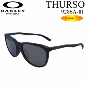 OAKLEY サングラス オークリー サングラス 9286A-01 Thurso (Low Bridge Fit)  Prizm Blacレンズ Matte Black Inkフレーム  スポーツ ア