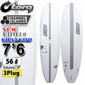 torq surfboard トルク サーフボード X-LITE CHANCHO 7’6 [White Pinline] チャンチョ ファンボード AL MERRICK アルメリック CHANNEL I