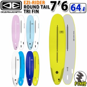 [follows特別価格] O&E 2023 OCEAN＆EARTH オーシャンアンドアース サーフボード EZI RIDER SOFT BOARD 7’6 ソフトボード フィン付き フ