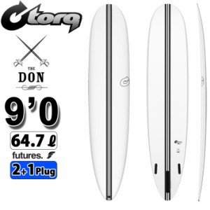 torq surfboard トルク サーフボード TEC DON 9’0 [White] ドン ロングボード 1+2 BOX future 3Plug [営業所留め送料無料]