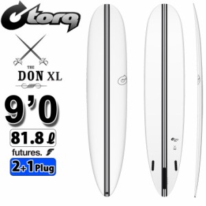 torq surfboard トルク サーフボード TEC DON XL 9’0 [White] ドン ロングボード 1+2 BOX future 3Plug [営業所留め送料無料]