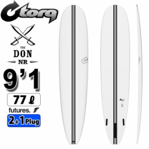 torq surfboard トルク サーフボード TEC DON NR 9’1 [White] ドン ノーズライダー ロングボード 1+2 BOX future 3Plug [営業所留め送料