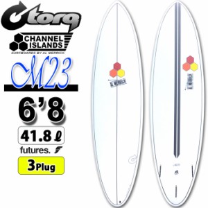 torq surfboard トルク サーフボード X-LITE M23 6’8 [White Pinline] エム23 ファンボード AL MERRICK アルメリック CHANNEL ISLANDS 