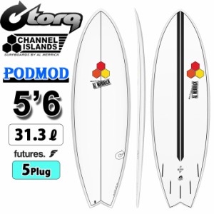 2024 トルク サーフボード torq surfboard X-LITE PODMOD 5’6 [White Pinline] ポッドモッド ショートボード AL MERRICK アルメリック C
