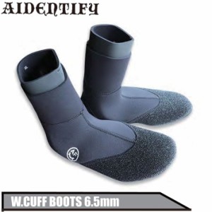 アイデンティファイ AIDENTIFY W.CUFF BOOTS 6.5mm  ダブル  カフ  ブーツ サーフブーツ  日本製 サーフィン 冬用 防寒対策 秋 冬 ウイン