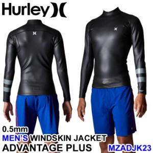 2024 Hurley ハーレー ウェットスーツ [MZADJK23] ウインドスキン 長袖 ジャケット メンズ 0.5mm ADVANTAGE PLUS アドバンテージ プラス 