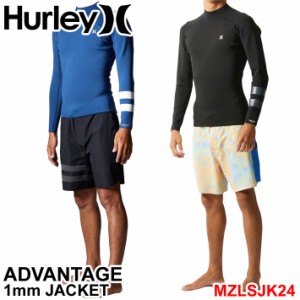 2024 Hurley ウェットスーツ ハーレー ジャケット [MZLSJK24／MZLSJK23] メンズ ADVANTAGE PLUS 1mm L/S JACKET アドバンテージ プラス 