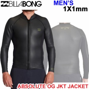 2024 ビラボン BILLABONG ウェットスーツ ジャケット タッパー 長袖 サーフィン BE011-884 フロントジップ 1×1ミリ メンズ FRONTZIP ABS