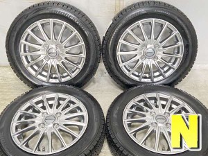 【中古】ブリヂストン ブリザック VRX2 155/65R14 　 RACING FORCE 14インチ 100-4穴 4本 中古タイヤ・スタッドレスタイヤ