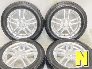 【中古】ブリヂストン ブリザック VRX2 155/65R14 　 LINZ 14インチ 100-4穴 4本 中古タイヤ・スタッドレスタイヤ