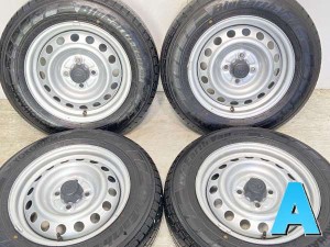 【中古】ヨコハマ ブルーアースVAN RY55 155/80R14 トヨタ純正  14インチ 100-4穴 4本 中古タイヤ・サマータイヤ