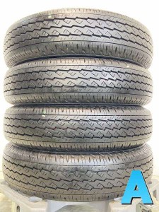 【中古】ブリヂストン V600 155/80R14 88/86N LT 4本セット サマータイヤ