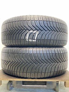 【中古】ミシュラン CROSS CLIMATE 225/45R18  2本セット スタッドレスタイヤ