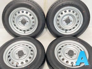 【中古】ダンロップ VAN01 155/80R14 トヨタ純正  14インチ 100-4穴 4本 中古タイヤ・サマータイヤ