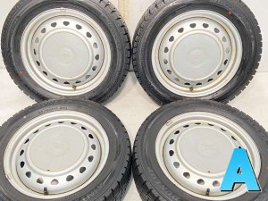 【中古】DUNLOP ウィンターマックス WM02 185/60R15  キャロウィン 15インチ 100/114.3-4穴 4本 中古タイヤ・スタッドレスタイヤ