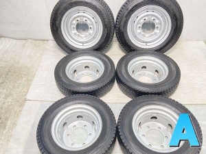 【中古】ダンロップ SP LT01 M 175/80R15 日産純正  15インチ 170-6穴 6本 中古タイヤ・スタッドレスタイヤ