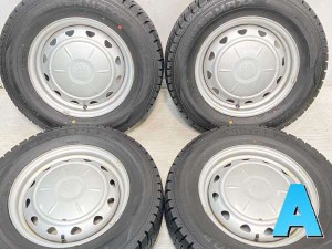 【中古】ダンロップ ウィンターマックス WM02 185/70R14 　 JECT 14インチ 100/114.3-4穴 4本 中古タイヤ・スタッドレスタイヤ