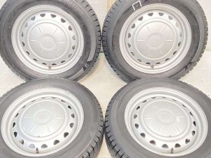 【中古】ブリヂストン アイスパートナー2 185/65R15 　 JECT YE 15インチ 100/114.3-4穴 4本 中古タイヤ・スタッドレスタイヤ