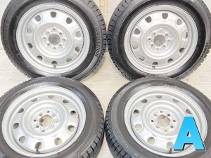 【中古】ブリヂストン アイスパートナー2 175/65R15 　 TOPY V13 15インチ 100/114.3-4穴 4本 中古タイヤ・スタッドレスタイヤ