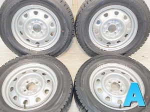 【中古】ダンロップ ウィンターマックス WM02 185/70R14 　 TOPY M47A 14インチ 100-4穴 4本 中古タイヤ・スタッドレスタイヤ