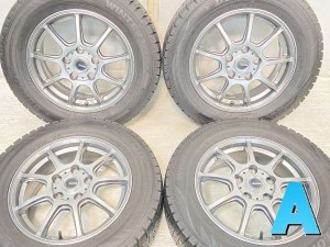 【中古】ダンロップ ウィンターマックス WM02 195/65R15 　 G-SPEED 15インチ 114.3-5穴 4本 中古タイヤ・スタッドレスタイヤ