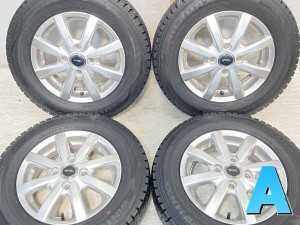 【中古】ダンロップ ウィンターマックス WM02 145/80R13 　 TOPRUN 13インチ 100-4穴 4本 中古タイヤ・スタッドレスタイヤ