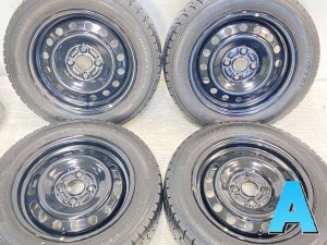 【中古】グッドイヤー アイスナビ 7 165/65R14 トヨタ純正  14インチ 100-4穴 4本 中古タイヤ・スタッドレスタイヤ