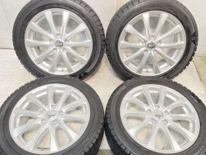 【中古】ブリヂストン アイスパートナー2 225/50R17 　 ENERGY LINE 17インチ 114.3-5穴 4本 中古タイヤ・スタッドレスタイヤ